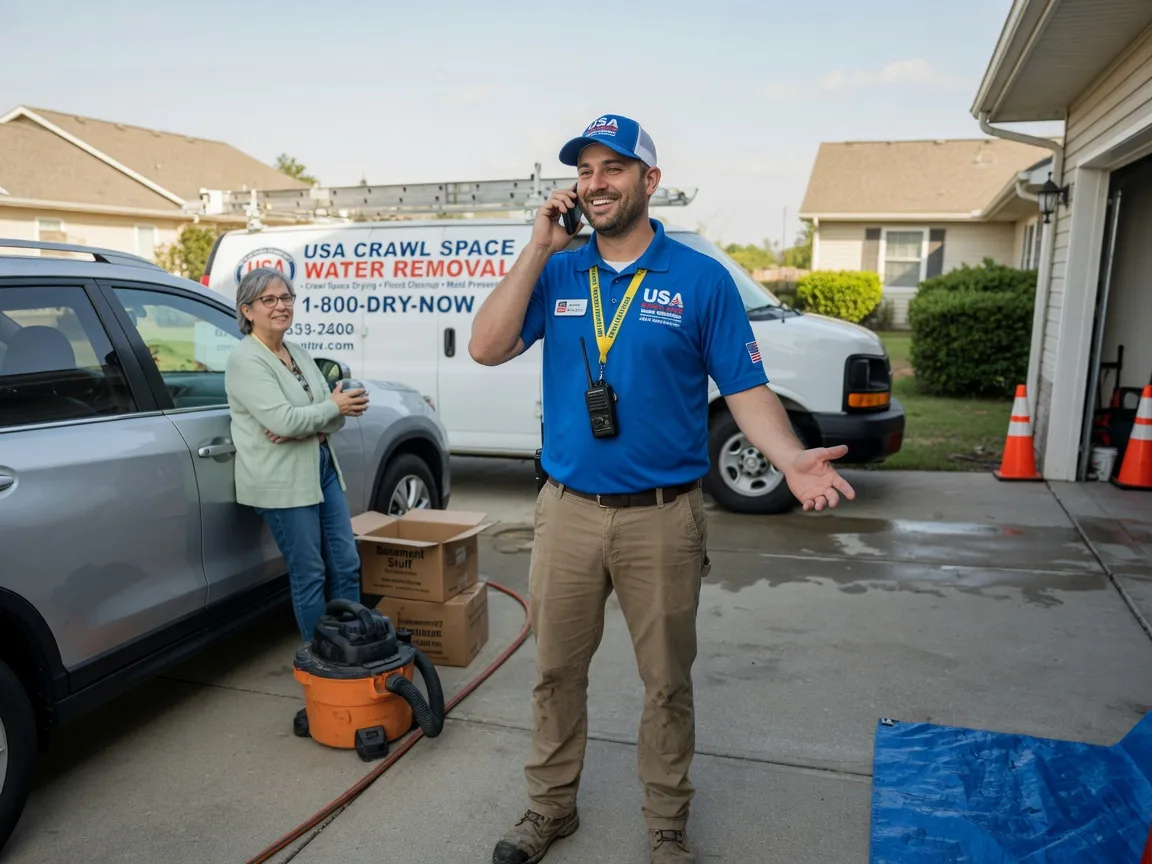 Crawl Space Water Removal Sweeny, TX FAQs